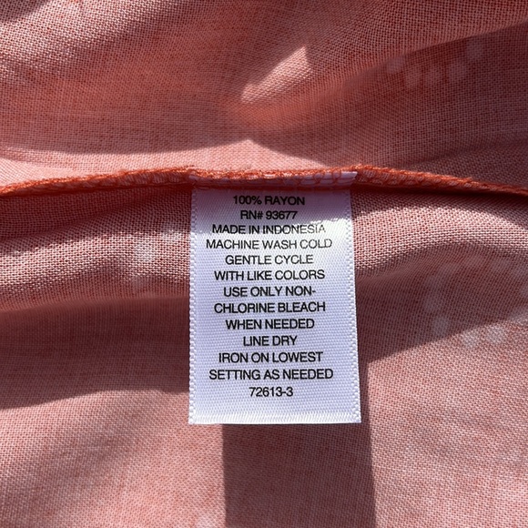 a.n.a. Short Sleeve, V-Neck T-Shirt Dress, Marmalade Orange |3X - Picture 11 of 11